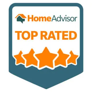 HomeAdvisor Top Rated badge